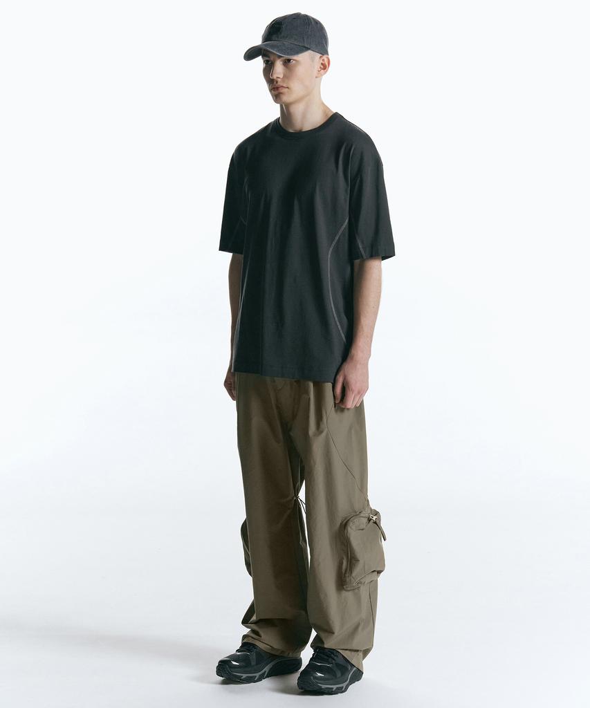 INSILENCE Adjustable Cargo Pants Ash Brown
