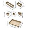 10pcs Carbon Steel Bread Mold Easy To Demold Cake Mold Creative Baking Tray  Kitchen