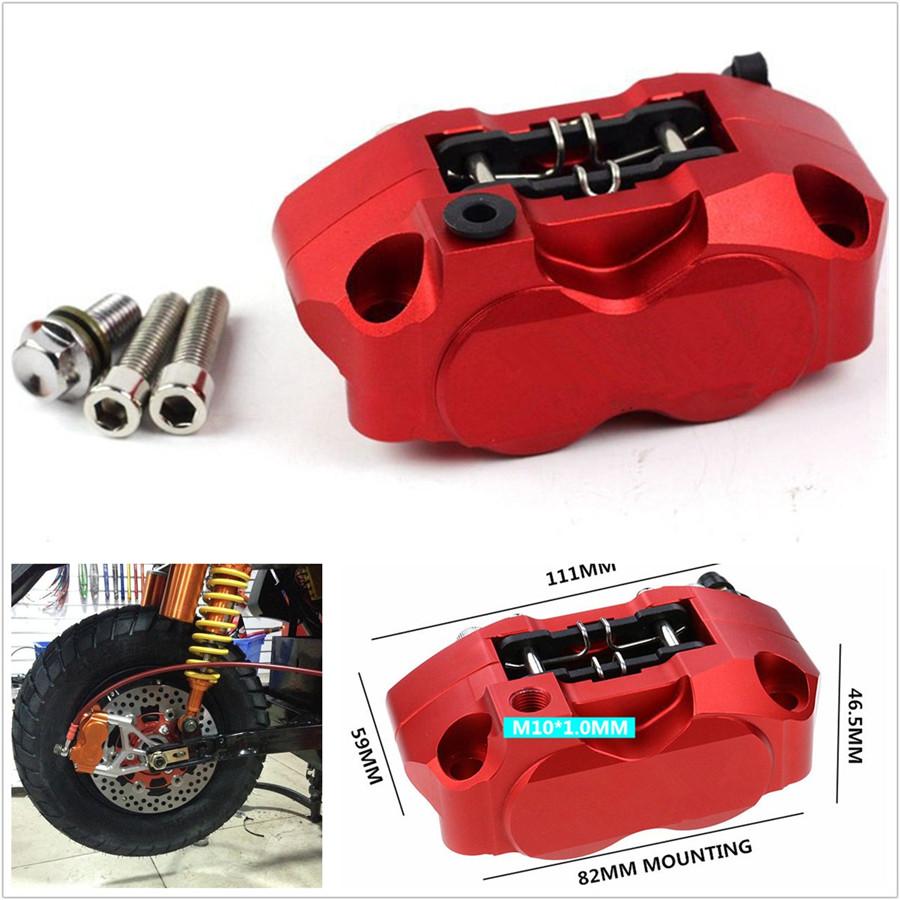 Motor Caliper Front Rear Disc Brake Master Cylinder Adapter 82mm 4 Piston Radial