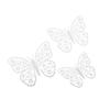 12pack/lot Graceful Lines And Vivid Molding-3D Butterfly Cake Topper For Birthday Party Decoration