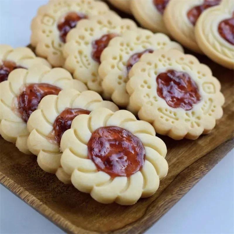 Формочки для печенья «Сэндвич с джемом» 3D ко Дню святого Валентина, прессуемые штампы для помадки, украшения для тортов на Новый год, принадлежности для выпечки