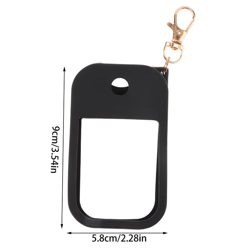 Universal Silicone Sleeve Reusable Hand Sanitizer For 30Ml Card Spray Bottle With Silicone Sleeve Separate Bottle