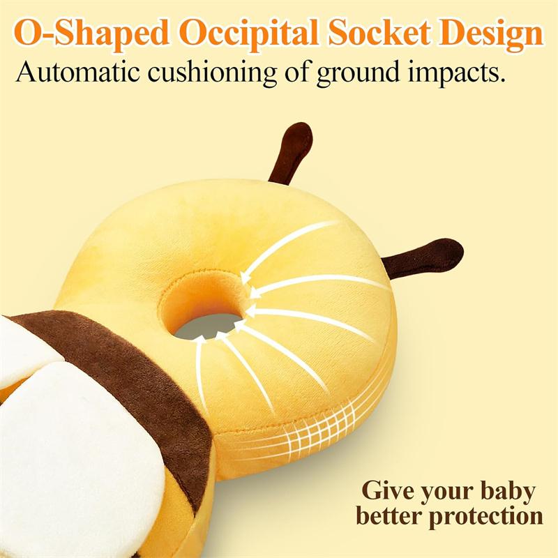 Head Protection Safety Cushion Kids Baby Protection Backpack Wearing Safety Cushion With Adjustable Fixation Straps