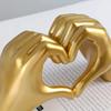Heart Hand Sculpture,Elevate Your Room with Taylor Gold Heart Decor,Personalize Your Home with Modern and Elegance,Valentines Day Wedding Gift