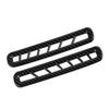 Carbon fiber style interior door A/C outlet vent cover trim fit for Ford Mustang