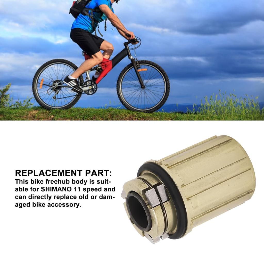 Корпус фрихаба для 11-скоростного велосипеда из алюминиевого сплава с двумя подшипниками и отверстием 15 мм для горного шоссейного велосипеда