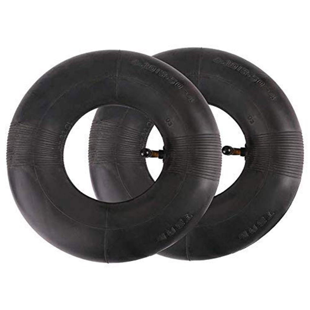 2-piece Set Of 4.10/3.50-4 Inch Air-Chamber Tires For Devil's Carts Carts Garden Carts Lawns Mowers Replacement 4.10-4