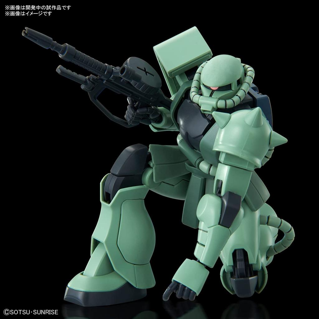 BANDAI SPIRITS HG Mobile Suit Gundam Zaku II Scale Plastic Model 1/144 Color-coded