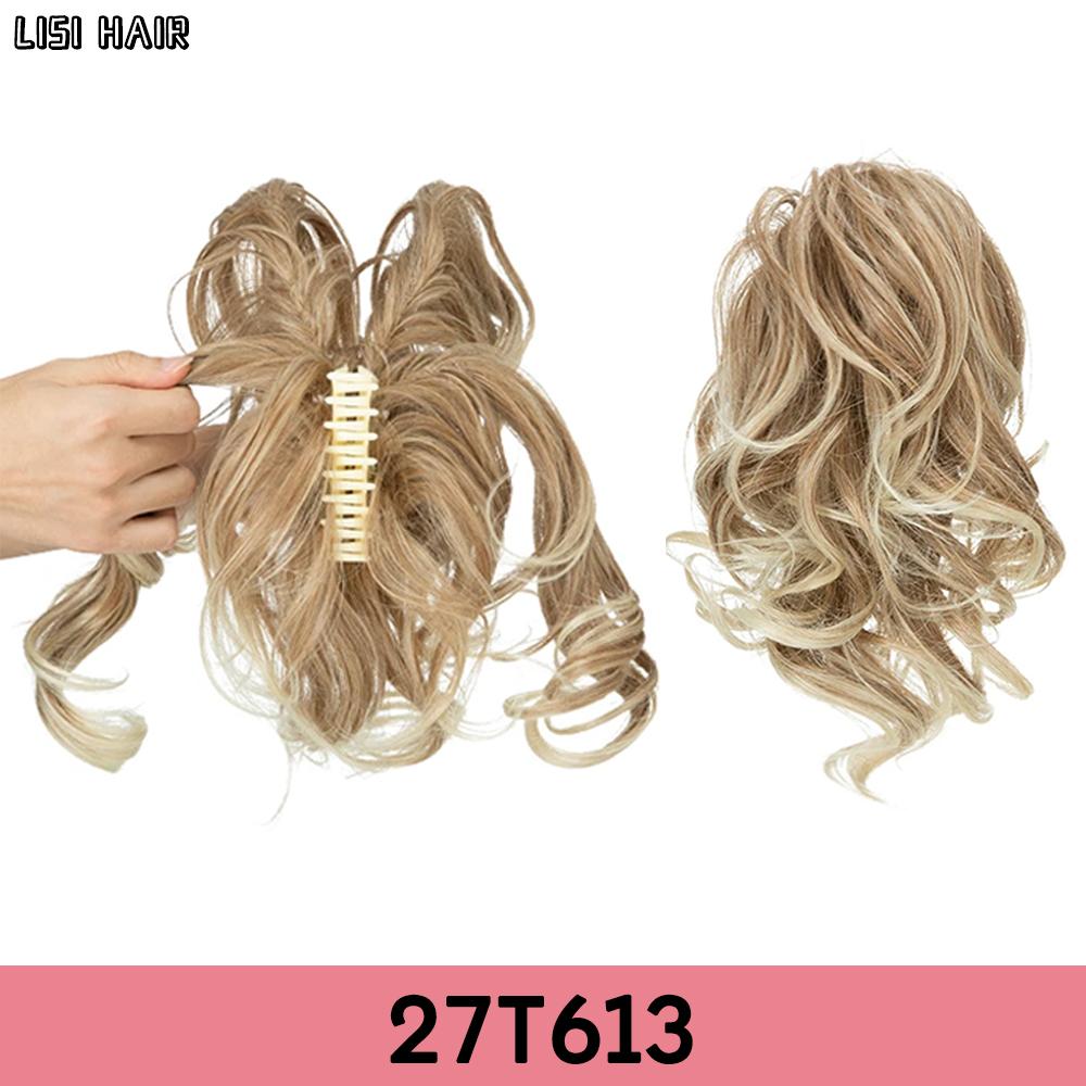 Накладной хвостик с зажимом для волос в виде конского хвоста, натуральный волнистый синтетический шиньон для женщин на каждый день