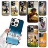 Чехол для телефона «Бегущие лошади» для iPhone 17 Air 14 13 12 16 Pro Max 15 Plus Защитный корпус Max coque