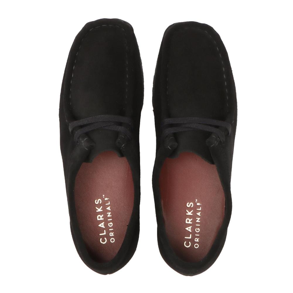 ClarkS W S Wallabee. 261555224 Черная замша