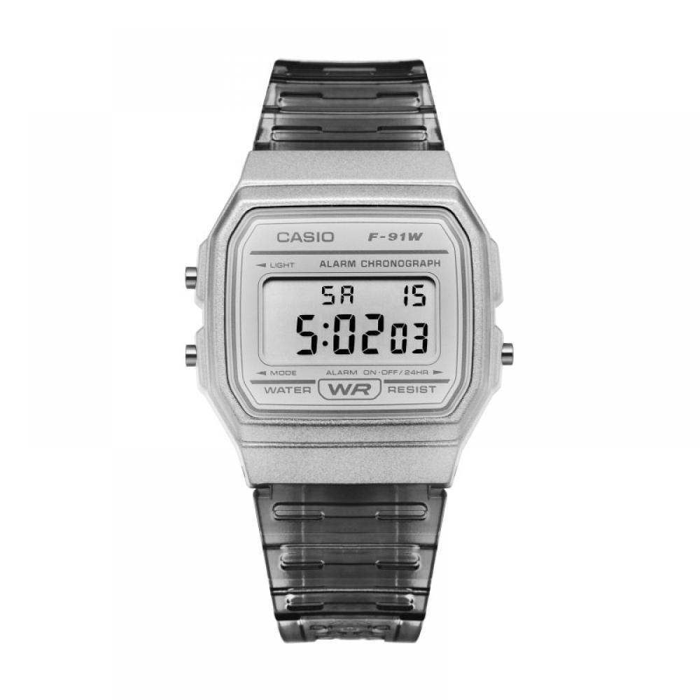 Casio F 91ws 8hdF  F 91ws 8  Цифровые Квадратные Винтажные Ретро Прозрачные Публичные PU Часы