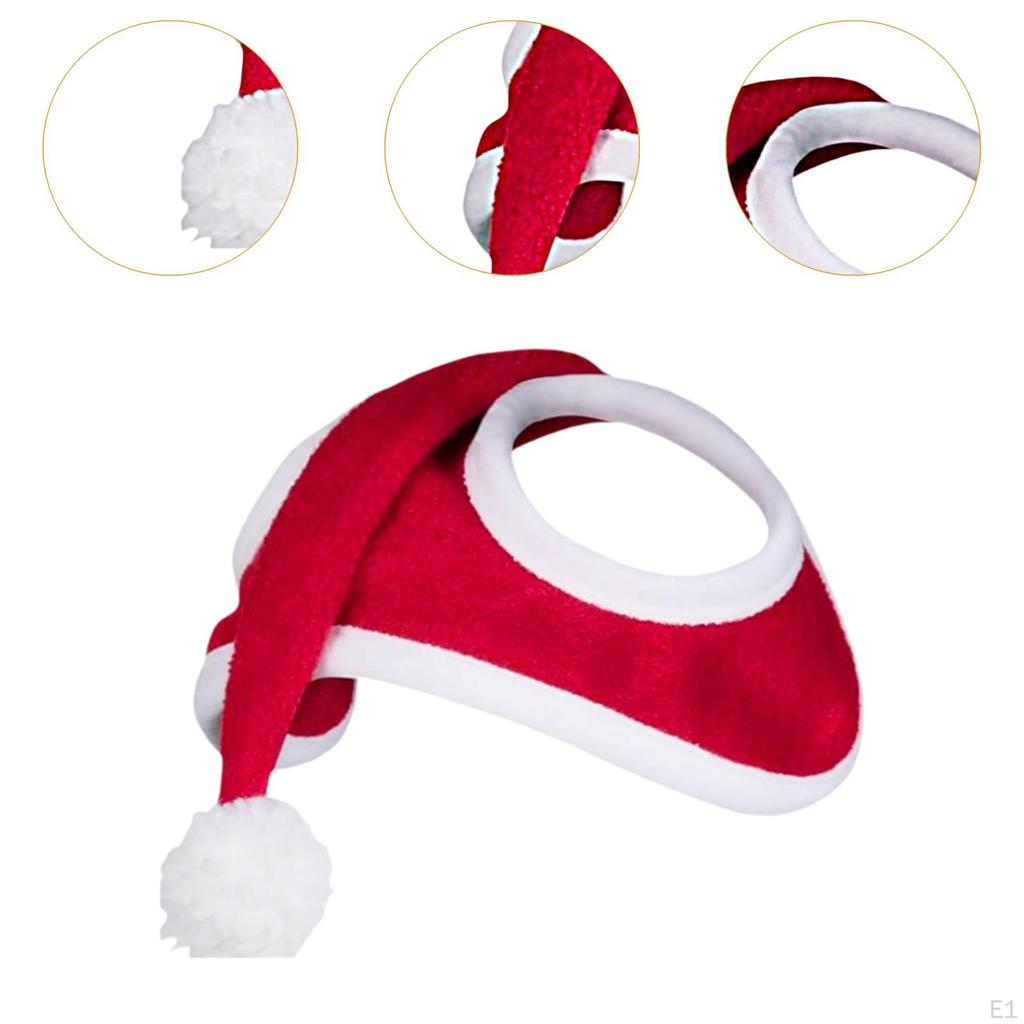 Horse Christmas Hat Party Headpiece Velvet Santa Xmas for Dress Up