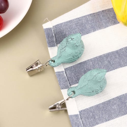 Cabilock Clip Hanger Tablecloth Weights Pendant Tablecloth Weight Kit with Birds for Outdoor Garden Parties and Picnics, 4-Piece Set