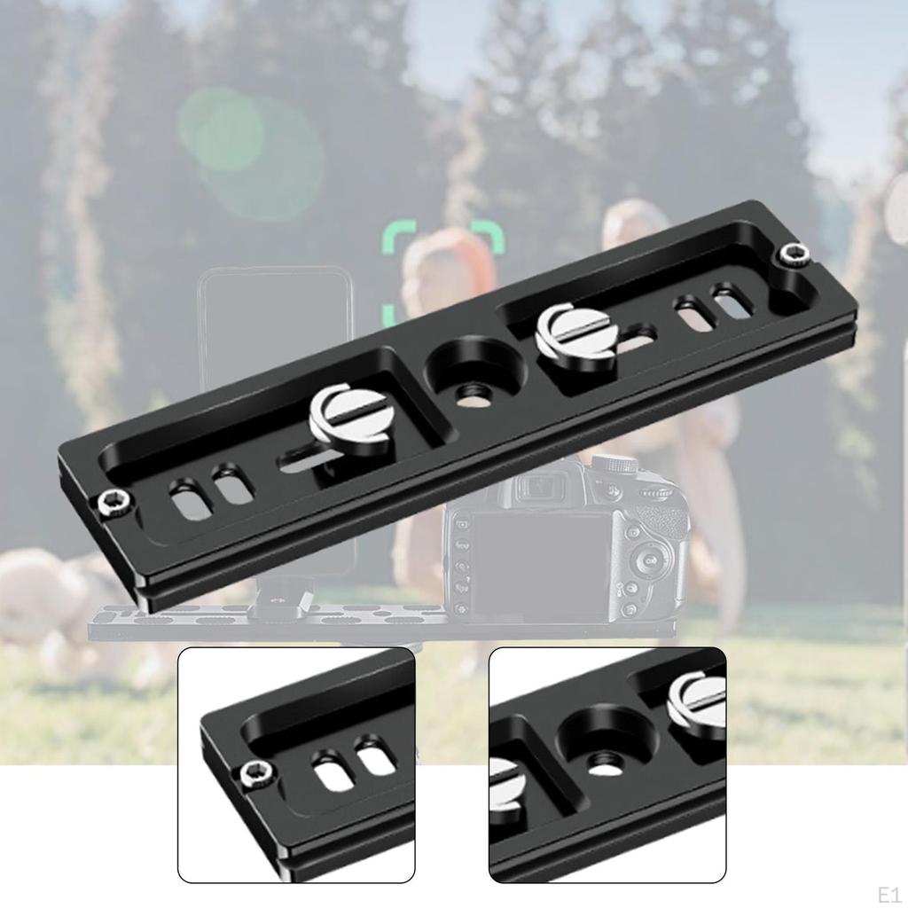 Camera Tripod Quick Release Plate Aluminum Alloy DSLR Stabilizer Accessories Easy To Install