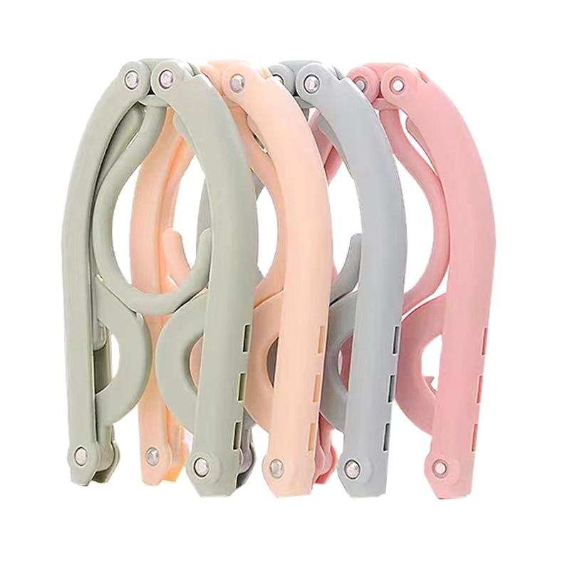 Случайная многофункциональная пластиковая вешалка для одежды, экономящая место в дороге, складная вешалка, креативная вешалка для одежды, детская вешалка