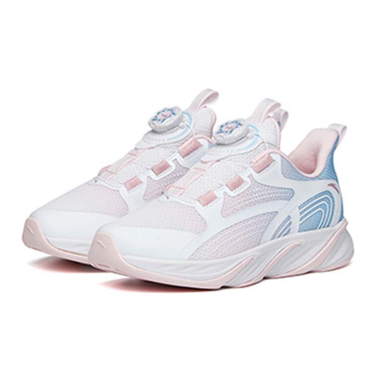 Anta Red Flame Повседневная прочная спортивная обувь Детские кроссовки Белый Розовый Синий 322215512-2