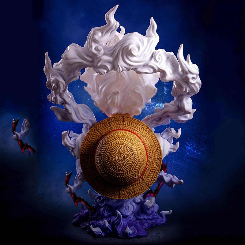 Цельная аниме-фигурка Бога Солнца Ника Gear 5, фигурка обезьяны D Луффи, бюст, статуя, ПВХ, Коллекционная модель, игрушка-кукла