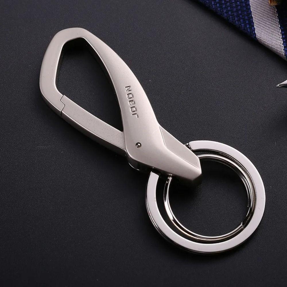 Double Ring Metal Key Chain Senior Key Chain Pendant High Quality Car Key Ring Gift
