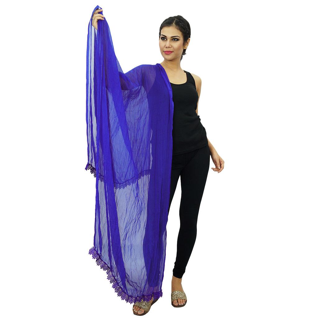 Шарфы из смеси шифона Dupatta Woman Chunni Indian Stole Throw Sarongs Wraps
