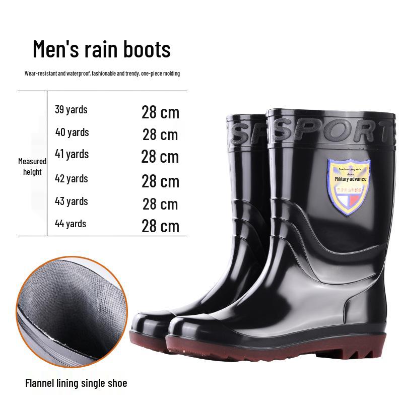 Мужские зимние полусапоги из хлопка с флисовой подкладкой и круглым носком для использования на кухне