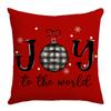 Рождественский Новый Наволочка Декоративная Подушка Диванная Подушка Лен Рождественский Красный Фестиваль Украшение Дома Подушка Наволочка