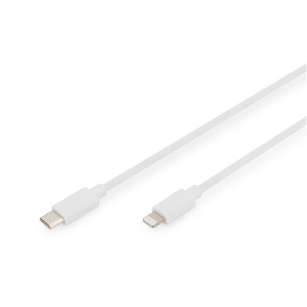 Digitus | Male | Apple Lightning | Male | White | 24-pin USB-C | 2 m