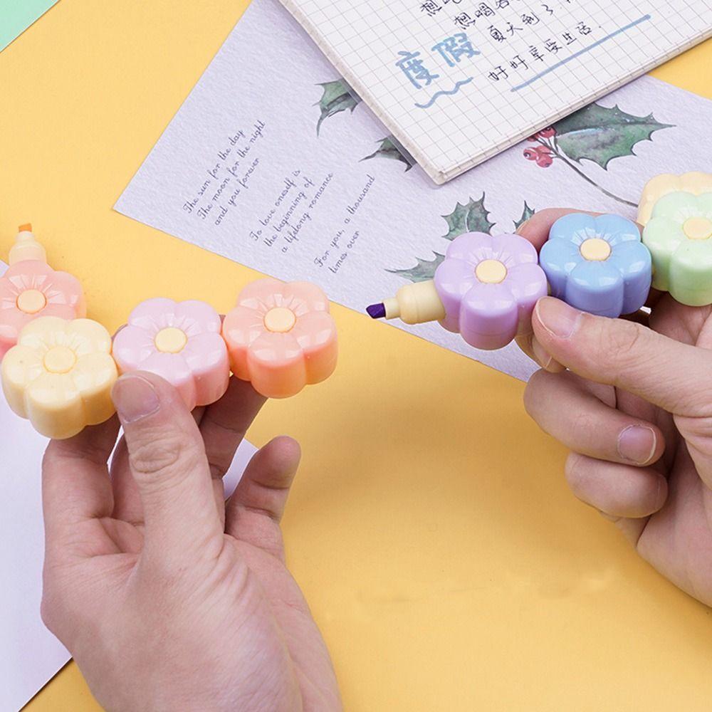 Office Supplies Learning Prize Fluorescent Pen Hand Account Pen Line Color Marker Pen Highlighter