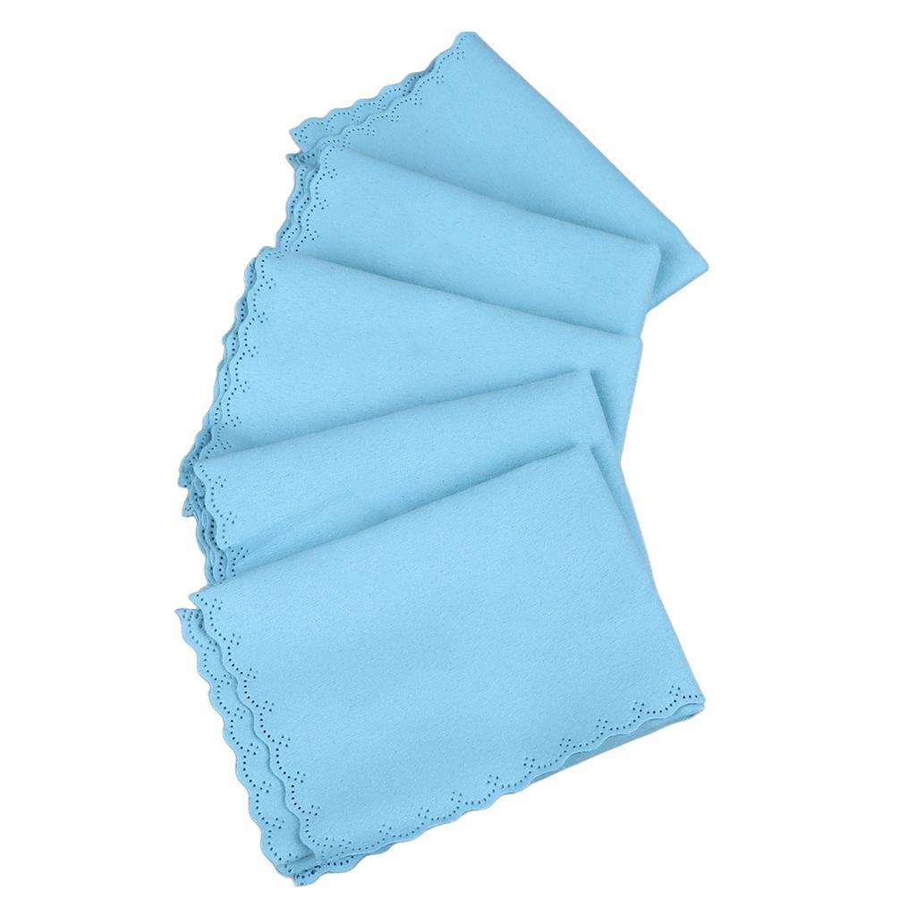 5PCS Piano Cleaning Cloth Musical Instruments Polishing Cleaning Cloth for Guitar Bass Violin