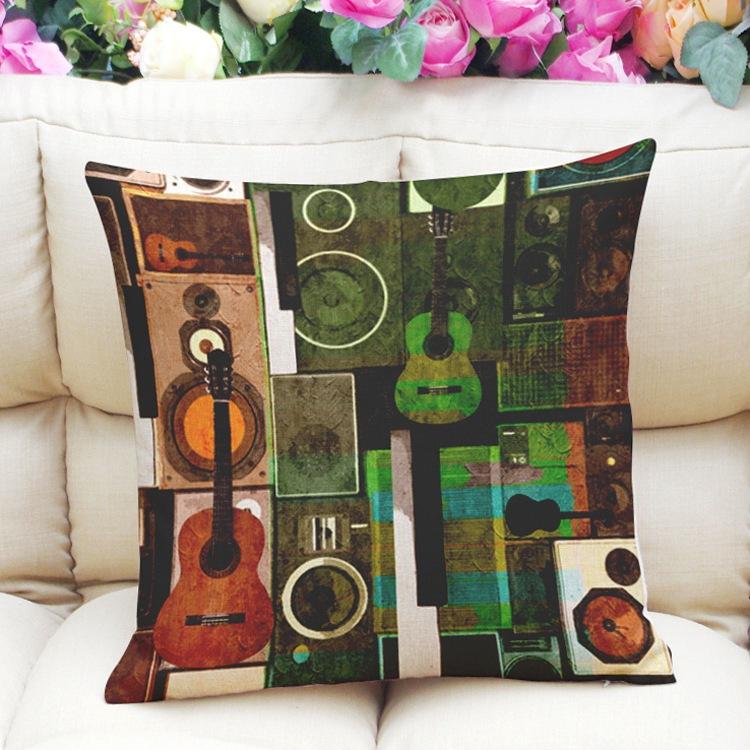 Watercolor Flower Cushion Geometric Pillow Decorative Pillowcase Home Decoration for Sofa Car Seat Colourful Cushions
