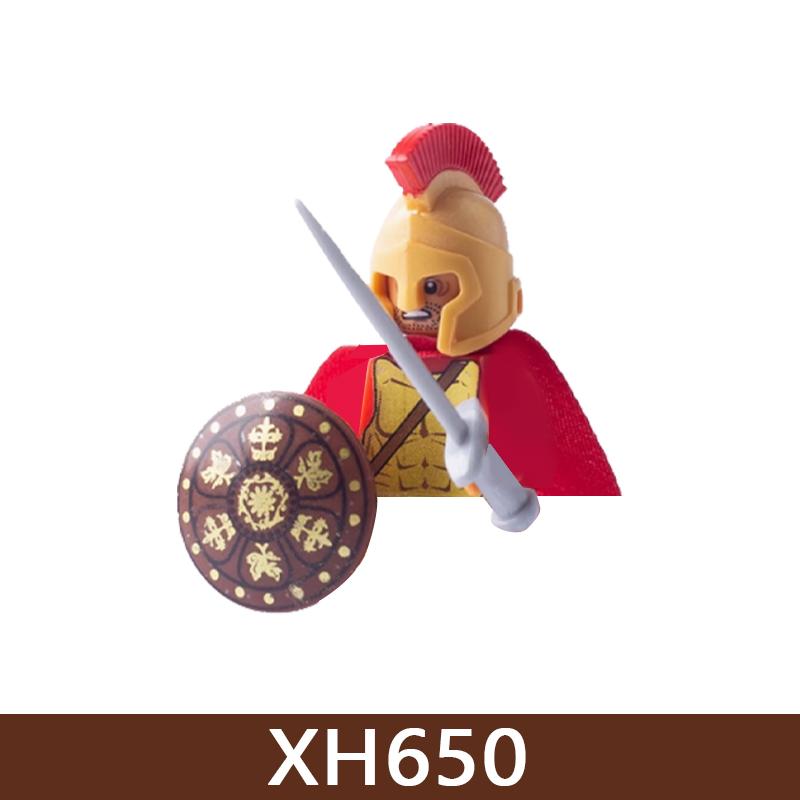 Medieval Castle Soldier Figures Building Blocks Military Roman Teutonic Hospital Knight Templar Warrior Infantry Bricks Toy Gift