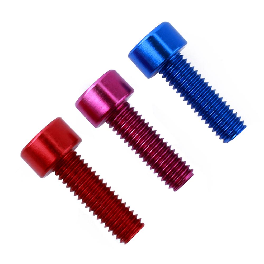 Bike 2Pcs/Set M5 Kettle Rack Screw Aluminum Zinc Zinc Alloy Bike Bottle Holder Screw Water Bottle Cage Bolts