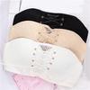 Women's Strapless Stealth Bra Wire Free Bra Bandage Brassiere Tira Underwear