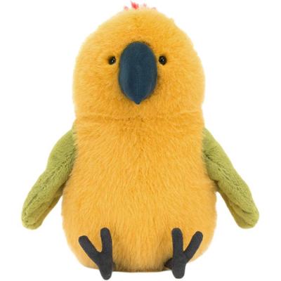 Jellycat Птичий багги попугай милая кукла плюшевая кукла сидящая 23 см в высоту