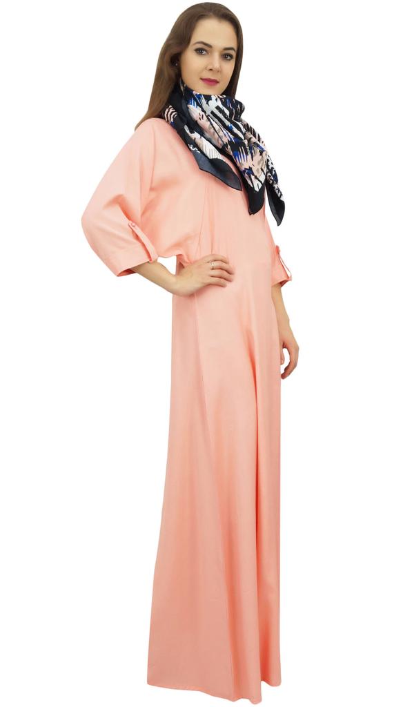 Bimba Women's Boho Black Maxi Dress With Tassel Scarf Designer Summer