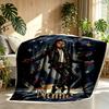 Custom Name Personalized Michael Jackson Print Blanket, Home Decor, Bedroom, Sofa, Camping, Couch, Gifts for Birthday Christmas