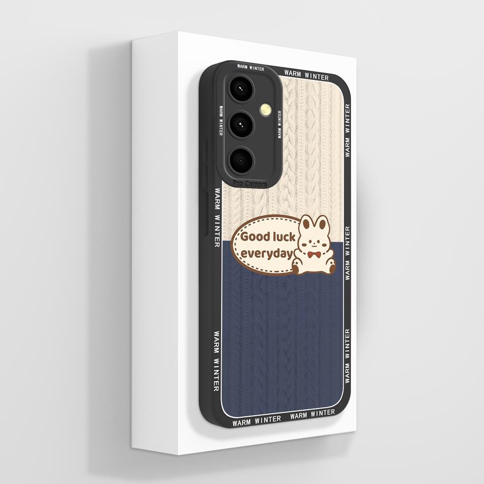 For Samsung A35 5G Case Cute Funda For Galaxy A 35 Phone Back Cover Soft Liquid Silicone Camera Protection Shockproof Bumper