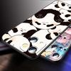 Мультяшные Животные Милый Чехол Для Телефона Для Apple iPhone 17 16 16E 15 14 13 12 11 Pro Max Plus Черный Мягкий Силикон