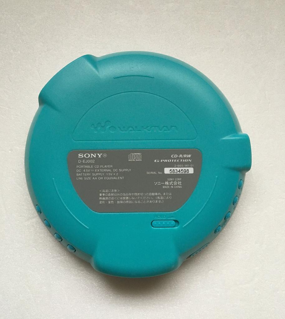 SONY CD Walkman Blue D-EJ002 L