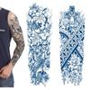 Herbal Juice Tattoo Stickers Large Pattern Flower Arm Full Arm Lasts 15 Days No Fading Tattoo Stickers
