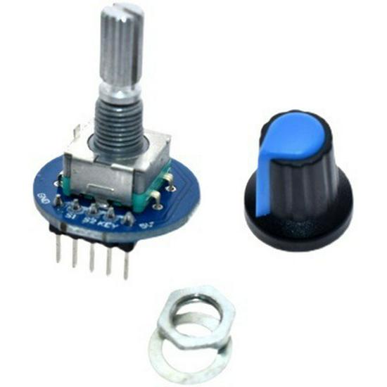 Digital Control Rotary Encoder & Potentiometer with Knob Cap