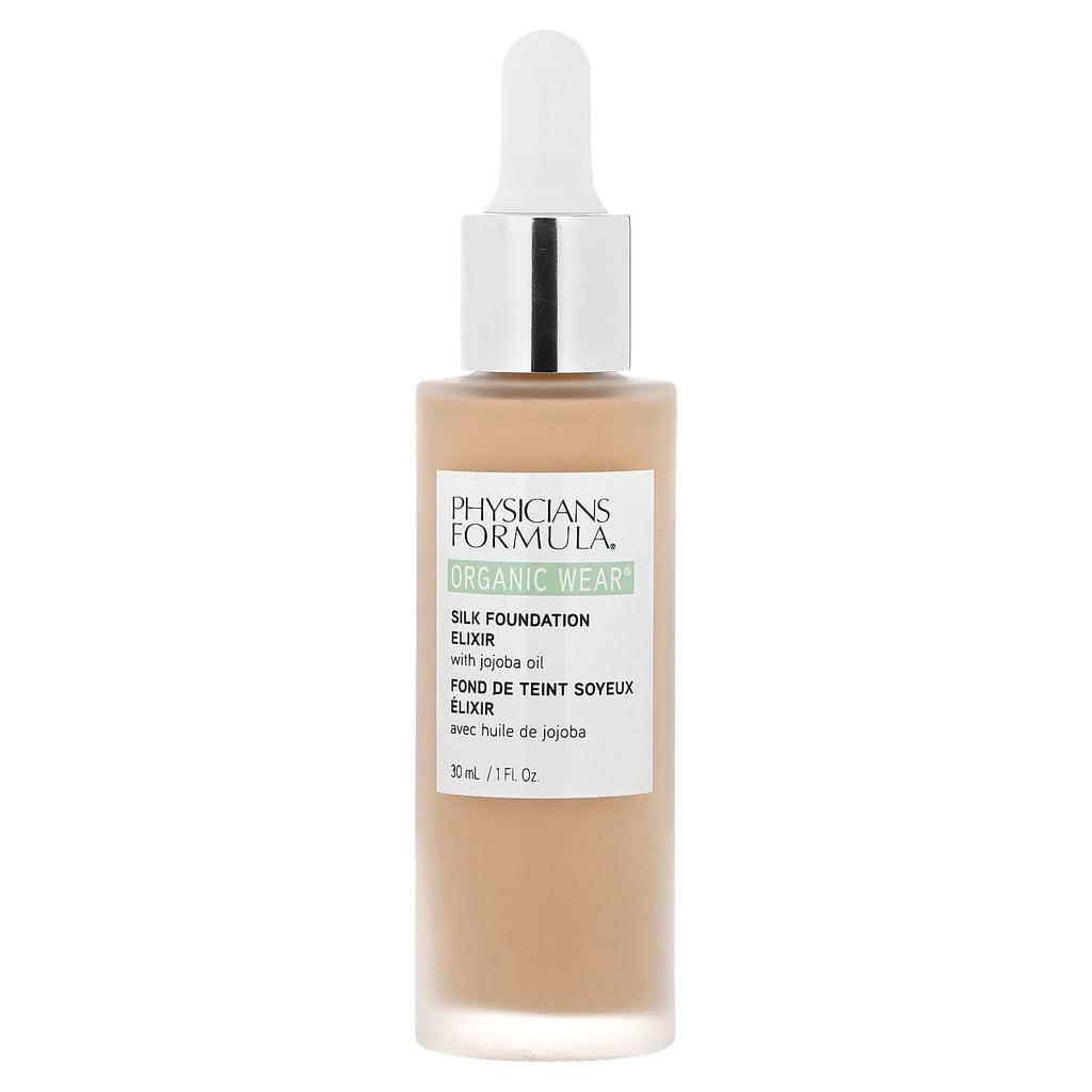 Physicians Formula, Organic Wear, шелковый тональный эликсир, с маслом жожоба, PF11063 Light~Medium, 30 мл (1 жидкая унция)