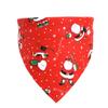 Puppy,Kitten Santa Claus Patten Christmas Pet Decor Cats Triangular Scarf Dogs Bandanas Pet Costume