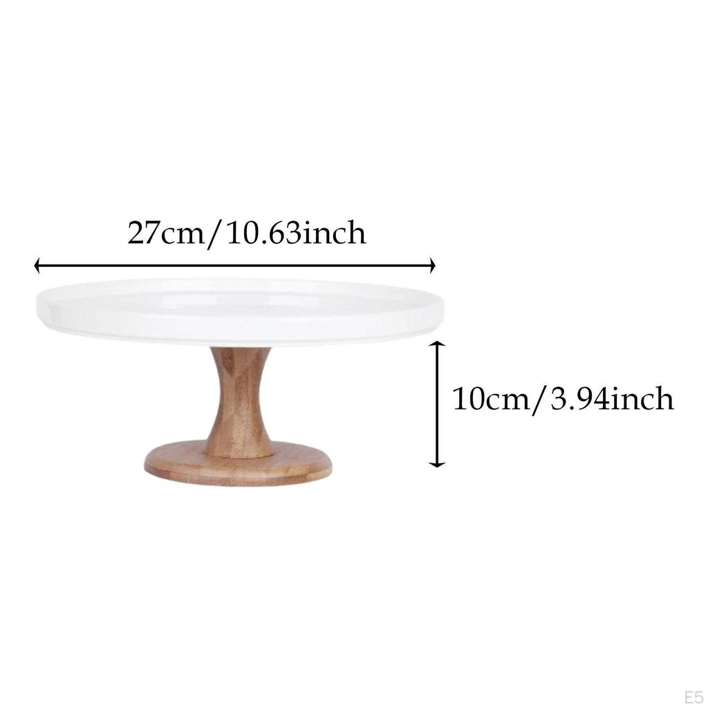 Подставка для торта, деревянный поднос с высокими ножками для празднования дня рождения