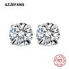 S925 Silver Earrings Women's Simple Design Earrings Mini Diamond Earrings Fine Jewelry