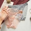Lace-trimmed Hollow Out Women's Underwear with Cotton Crotch Breathable and Comfortable Panties Biefs