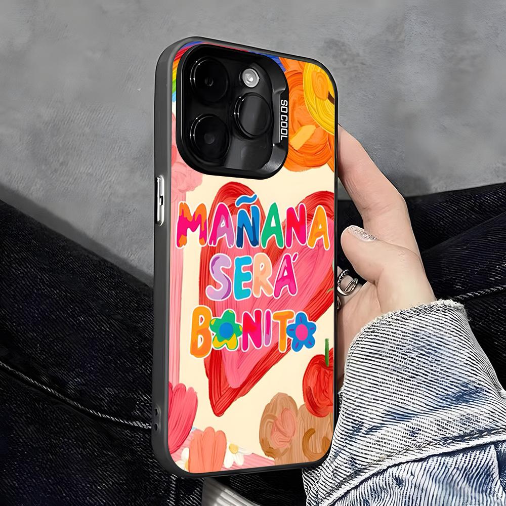 Чехол для телефона K-Karol G Manana Sera Bonito Для IPhone 17 Pro Max 16 Pro Max 15 14 13 11 12 Mini Xs X Xr 7 8 Plus Se Цвет Серебристый Co