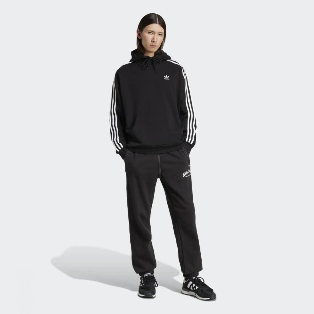 adidas Унисекс Свободная Толстовка Черная Jc6251