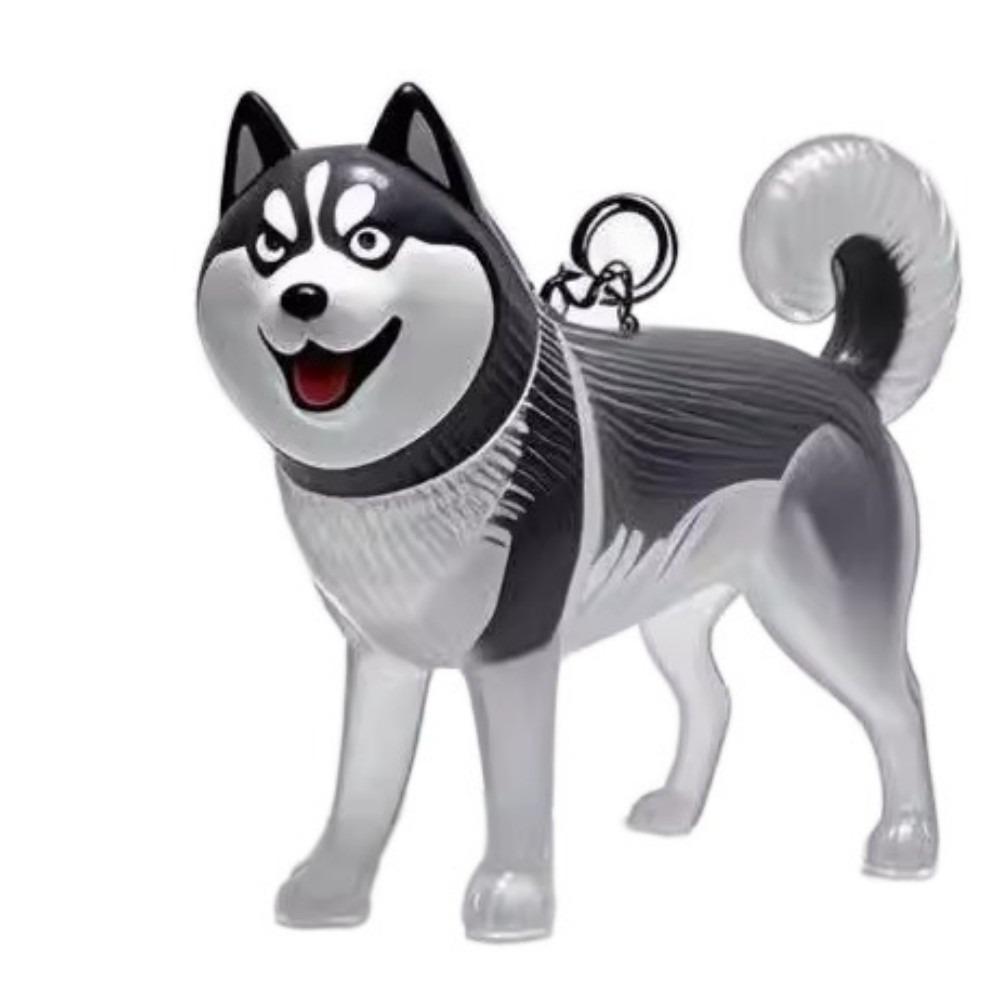 Transparent Dog Hair Collection Pendant Bichon Husky Corgi Gifts Dog Hair Storage Box Portable Pet Fun Keychain