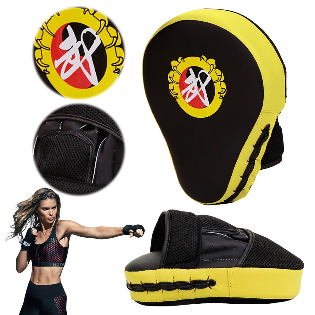 Curved Boxing Hand Target Wear Resistant 5-Finger Hand Target Breathable Fight Hand Kicking Pad Sports Training Equipment